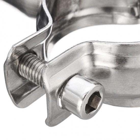 38mm Sanitary Pipe Hanger 304 Stainless Steel Double Bolt Pipe Holder Clamp 38mm Sanitary Pipe Hanger 304 Stainless Steel Double Bolt Pipe Holder Clamp