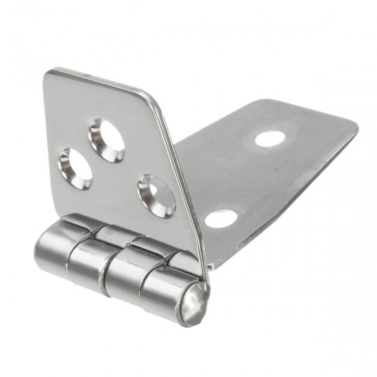 38x97mm Flush Hinges 316 Stainless Steel Polished Silver for Boat Marine Door