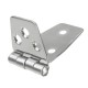 38x97mm Flush Hinges 316 Stainless Steel Polished Silver for Boat Marine Door 38x97mm Flush Hinges 316 Stainless Steel Polished Silver for Boat Marine Door