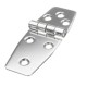 38x97mm Flush Hinges 316 Stainless Steel Polished Silver for Boat Marine Door