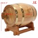 3L Wooden Barrel with Spigot for Whisky Wine Liquor Homebrew