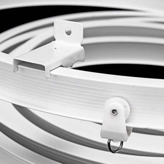3M Flexible Ceiling Mounted Bendable Curtain Track Window Rod Rail System Window 3M Flexible Ceiling Mounted Bendable Curtain Track Window Rod Rail System Window