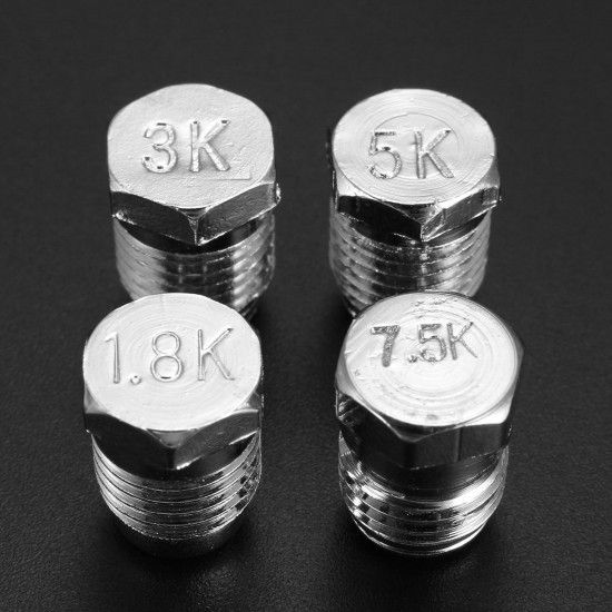 3Pcs 1.8K 3K 5K 7.5K Burst Disks For Paintball Air Co2 Tank Regulator Valve 3Pcs 1.8K 3K 5K 7.5K Burst Disks For Paintball Air Co2 Tank Regulator Valve
