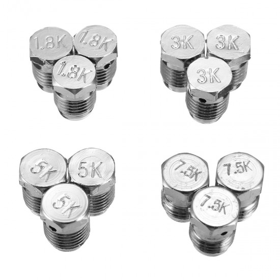 3Pcs 1.8K 3K 5K 7.5K Burst Disks For Paintball Air Co2 Tank Regulator Valve 3Pcs 1.8K 3K 5K 7.5K Burst Disks For Paintball Air Co2 Tank Regulator Valve