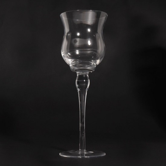 3Pcs Clear Candle Lantern Glass Cup Holder Long Stem Stand Wedding Party Home Decor 3Pcs Clear Candle Lantern Glass Cup Holder Long Stem Stand Wedding Party Home Decor