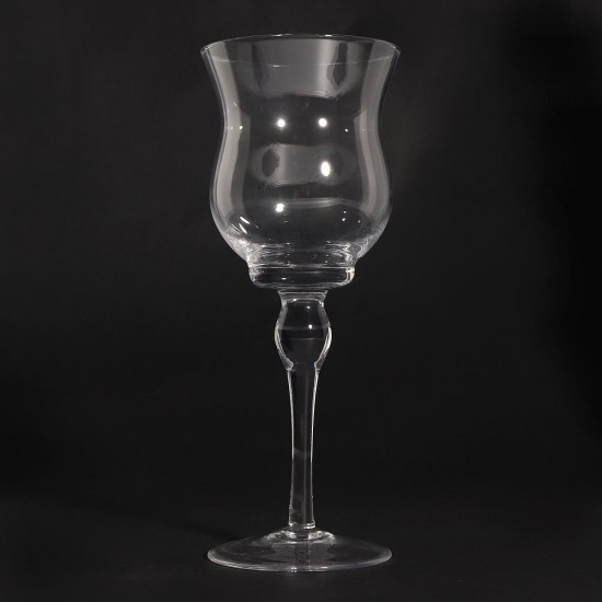 3Pcs Clear Candle Lantern Glass Cup Holder Long Stem Stand Wedding Party Home Decor 3Pcs Clear Candle Lantern Glass Cup Holder Long Stem Stand Wedding Party Home Decor