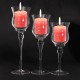 3Pcs Clear Candle Lantern Glass Cup Holder Long Stem Stand Wedding Party Home Decor 3Pcs Clear Candle Lantern Glass Cup Holder Long Stem Stand Wedding Party Home Decor