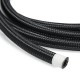 3m Long AN6-6AN Nylon Braided Hose Black Stainless Steel Oil Fuel Line Hose