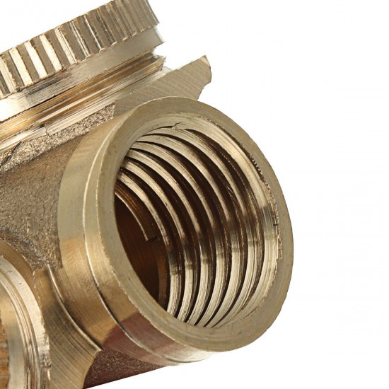 4 Hole Brass Spray Misting Nozzle Garden Sprinkler Irrigation Fitting Adjustable 4 Hole Brass Spray Misting Nozzle Garden Sprinkler Irrigation Fitting Adjustable