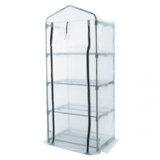4 Layers Mini Greenhouse Home Outdoor Flower Plant Gardening Winter Shelves 4 Layers Mini Greenhouse Home Outdoor Flower Plant Gardening Winter Shelves