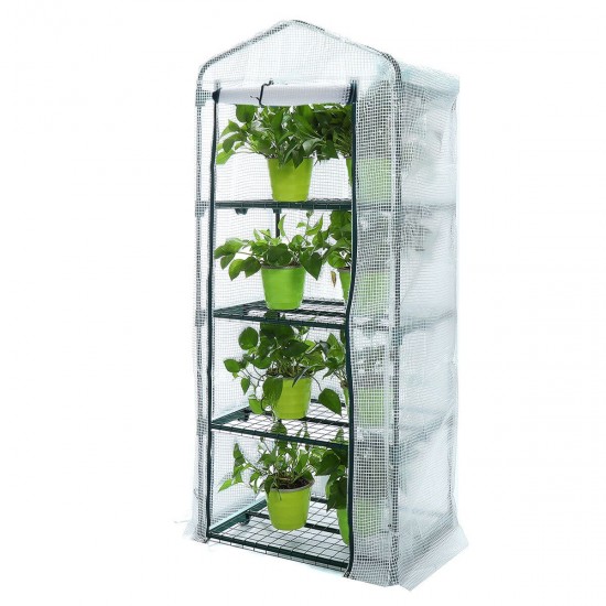 4 Layers Mini Greenhouse Home Outdoor Flower Plant Gardening Winter Shelves 4 Layers Mini Greenhouse Home Outdoor Flower Plant Gardening Winter Shelves