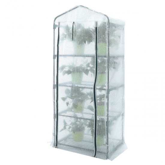 4 Layers Mini Greenhouse Home Outdoor Flower Plant Gardening Winter Shelves