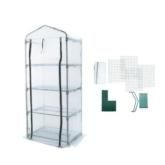 4 Layers Mini Greenhouse Home Outdoor Flower Plant Gardening Winter Shelves 4 Layers Mini Greenhouse Home Outdoor Flower Plant Gardening Winter Shelves