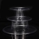 4 Tiers Mini Macaron Tower Bottles Display Stand Case Round Party Decor Wedding Supplies