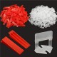 400Pcs Tile Leveling Plastic Spacers Tiling Clips Wedges Tools 400Pcs Tile Leveling Plastic Spacers Tiling Clips Wedges Tools