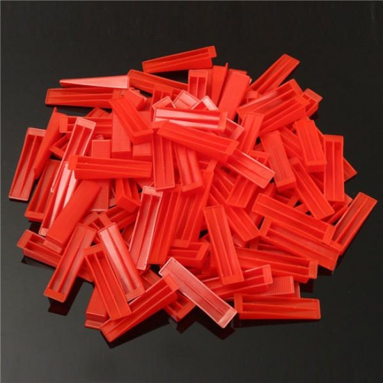 400Pcs Tile Leveling Plastic Spacers Tiling Clips Wedges Tools 400Pcs Tile Leveling Plastic Spacers Tiling Clips Wedges Tools