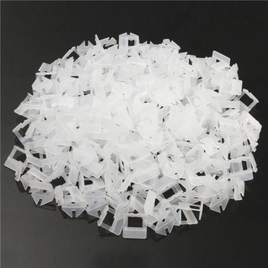 400Pcs Tile Leveling Plastic Spacers Tiling Clips Wedges Tools