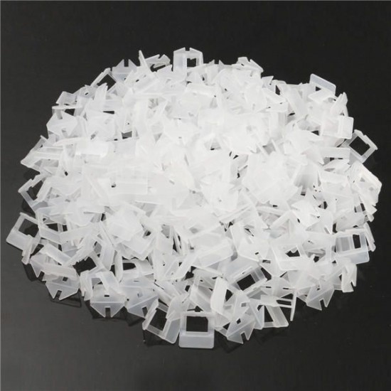 400Pcs Tile Leveling Plastic Spacers Tiling Clips Wedges Tools 400Pcs Tile Leveling Plastic Spacers Tiling Clips Wedges Tools
