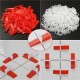 400Pcs Tile Leveling Plastic Spacers Tiling Clips Wedges Tools 400Pcs Tile Leveling Plastic Spacers Tiling Clips Wedges Tools