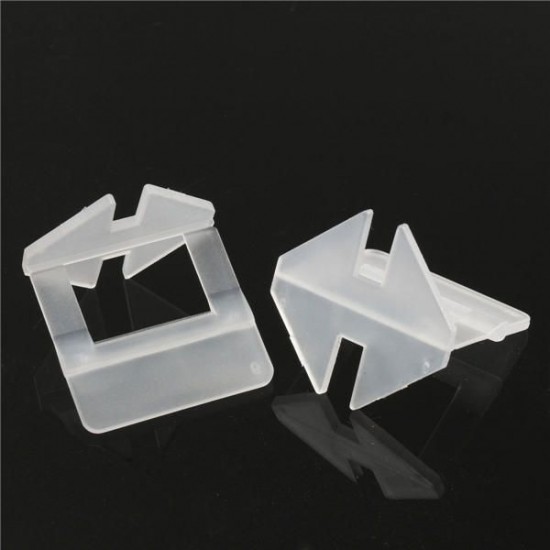 400Pcs Tile Leveling Plastic Spacers Tiling Clips Wedges Tools 400Pcs Tile Leveling Plastic Spacers Tiling Clips Wedges Tools