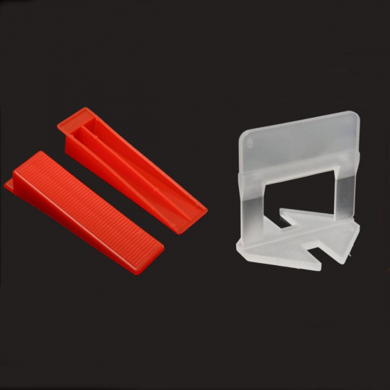 400Pcs Tile Leveling Plastic Spacers Tiling Clips Wedges Tools 400Pcs Tile Leveling Plastic Spacers Tiling Clips Wedges Tools