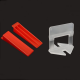 400Pcs Tile Leveling Plastic Spacers Tiling Clips Wedges Tools 400Pcs Tile Leveling Plastic Spacers Tiling Clips Wedges Tools