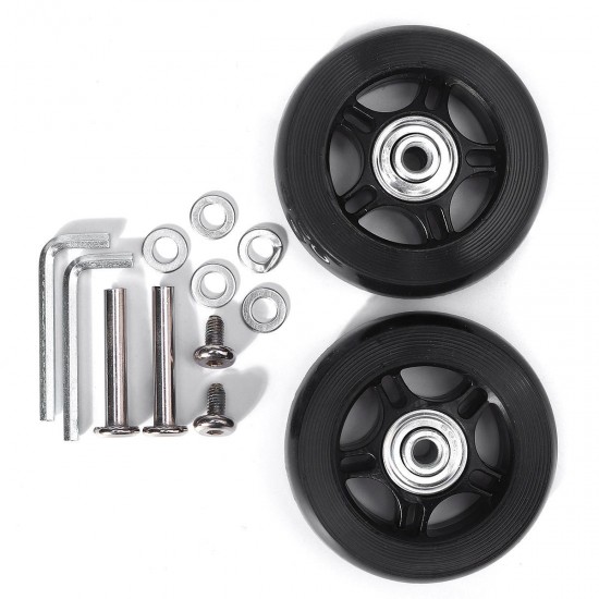 40/43/54/60/64/70 Luggage Suitcase Wheels Replacement Universal Swivel Repair Kit 40/43/54/60/64/70 Luggage Suitcase Wheels Replacement Universal Swivel Repair Kit