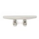 4/5/6/8 Inch 316 Stainless Steel 4 Hole Low Flat Cleat For Deck Rope Tie Decorative Hardware 4/5/6/8 Inch 316 Stainless Steel 4 Hole Low Flat Cleat For Deck Rope Tie Decorative Hardware
