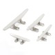 4/5/6/8 Inch 316 Stainless Steel 4 Hole Low Flat Cleat For Deck Rope Tie Decorative Hardware 4/5/6/8 Inch 316 Stainless Steel 4 Hole Low Flat Cleat For Deck Rope Tie Decorative Hardware
