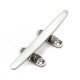 4/5/6/8 Inch 316 Stainless Steel 4 Hole Low Flat Cleat For Deck Rope Tie Decorative Hardware 4/5/6/8 Inch 316 Stainless Steel 4 Hole Low Flat Cleat For Deck Rope Tie Decorative Hardware