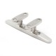 4/5/6/8 Inch 316 Stainless Steel 4 Hole Low Flat Cleat For Deck Rope Tie Decorative Hardware 4/5/6/8 Inch 316 Stainless Steel 4 Hole Low Flat Cleat For Deck Rope Tie Decorative Hardware