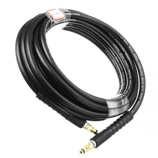 4/5/6m Pressure Washer Hose For KARCHER K Series Quick Fit Click Yellow Trigger NS/NS TR