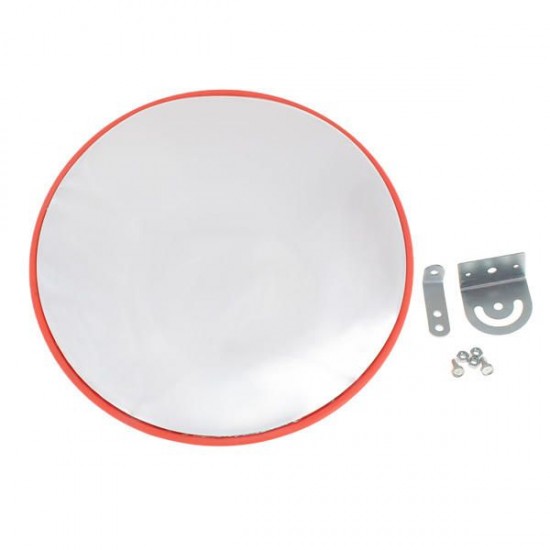 45cm Wide Angle Security Curved Convex Road PC Mirror Traffic Driveway Safety 45cm Wide Angle Security Curved Convex Road PC Mirror Traffic Driveway Safety