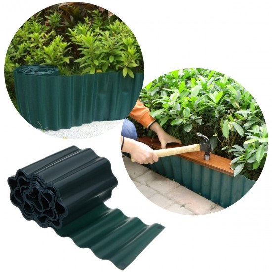 4''/6''/8'' Green Plastic Lawn Edging Decorative Fence Path Border Plant Beds 4''/6''/8'' Green Plastic Lawn Edging Decorative Fence Path Border Plant Beds
