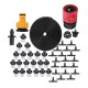 46Pcs/Set 15m Hose Outdoor Mist Coolant System Automatic Sprayer Plant Watering Sprinkler Quick Connector Nozzles Kits Drip DIY Garden Irrigation System