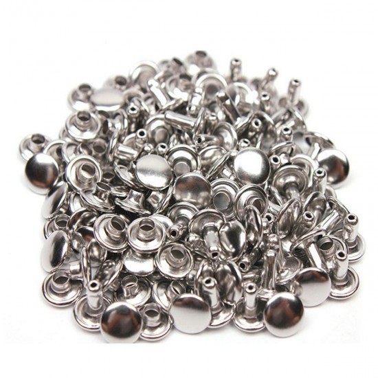 480 Pcs/Lot DIY Leather Craft Snap Fasteners Buttons Copper Antique Brass Double Cap Sewing Rivet Punk Bag 480 Pcs/Lot DIY Leather Craft Snap Fasteners Buttons Copper Antique Brass Double Cap Sewing Rivet Punk Bag