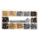 480 Pcs/Lot DIY Leather Craft Snap Fasteners Buttons Copper Antique Brass Double Cap Sewing Rivet Punk Bag 480 Pcs/Lot DIY Leather Craft Snap Fasteners Buttons Copper Antique Brass Double Cap Sewing Rivet Punk Bag