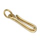 48mm U Shaped Hook Brass Pure Copper Gold Color for Belt Craft Leather DIY Bag