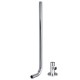 49cm Stainless Steel Wall Shower Head Extension Pipe Long Arm Mounted Bathroom