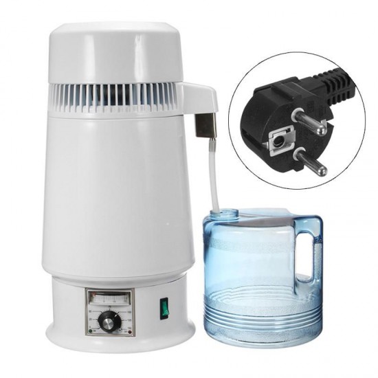 4L Pure Water Distiller Water Distiller Water Distillation Purifier Tempeature Adjusted Dental Tools