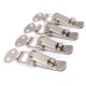 4PCS Case Box Chest Spring Stainless Tone Lock Toggle Latch Catch Clasp 4PCS Case Box Chest Spring Stainless Tone Lock Toggle Latch Catch Clasp
