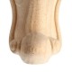 4Pcs 10/15cm European Solid Wood Applique Carving Furniture Foot Legs Unpainted Cabinet Feets Decal 4Pcs 10/15cm European Solid Wood Applique Carving Furniture Foot Legs Unpainted Cabinet Feets Decal