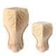 4Pcs 10/15cm European Solid Wood Applique Carving Furniture Foot Legs Unpainted Cabinet Feets Decal 4Pcs 10/15cm European Solid Wood Applique Carving Furniture Foot Legs Unpainted Cabinet Feets Decal