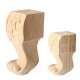 4Pcs 10/15cm European Solid Wood Applique Carving Furniture Foot Legs Unpainted Cabinet Feets Decal 4Pcs 10/15cm European Solid Wood Applique Carving Furniture Foot Legs Unpainted Cabinet Feets Decal