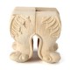 4Pcs 10/15cm European Solid Wood Applique Carving Furniture Foot Legs Unpainted Cabinet Feets Decal 4Pcs 10/15cm European Solid Wood Applique Carving Furniture Foot Legs Unpainted Cabinet Feets Decal