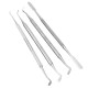 4Pcs Composite Dental Filling Instrument Probe Scaler Spatula Plugger Tools