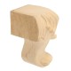 4Pcs Engraved Anti-damp Solid Wood Sofa Legs Wardrobe Cabinet Furniture Bracket Feet European Style