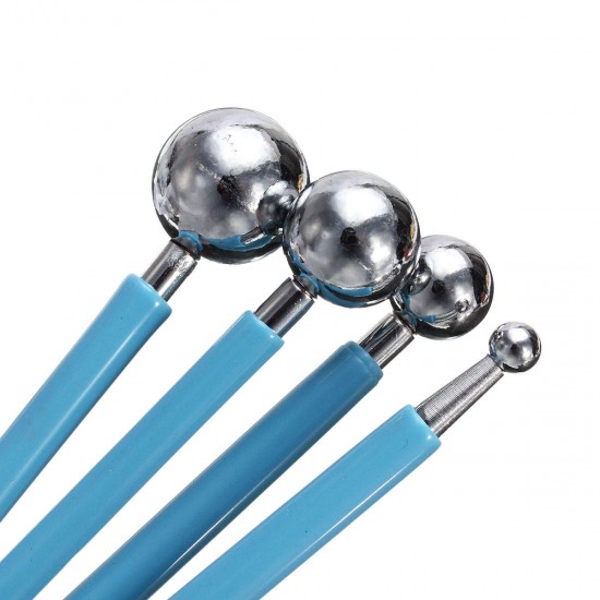 4Pcs Fondant Cake Pan Flower Decorating Clay Sugarcraft Ball Modelling Cutter DIY Tool 4Pcs Fondant Cake Pan Flower Decorating Clay Sugarcraft Ball Modelling Cutter DIY Tool