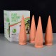 4Pcs/Set Modern Terracotta Clay Plant Watering Stakes Automatic Watering Spikes Long Neck Bottle Watering Device Drip Irrigation for Home Vacation 4Pcs/Set Modern Terracotta Clay Plant Watering Stakes Automatic Watering Spikes Long Neck Bottle Watering Device Drip Irrigation for Home Vacation