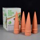 4Pcs/Set Modern Terracotta Clay Plant Watering Stakes Automatic Watering Spikes Long Neck Bottle Watering Device Drip Irrigation for Home Vacation 4Pcs/Set Modern Terracotta Clay Plant Watering Stakes Automatic Watering Spikes Long Neck Bottle Watering Device Drip Irrigation for Home Vacation